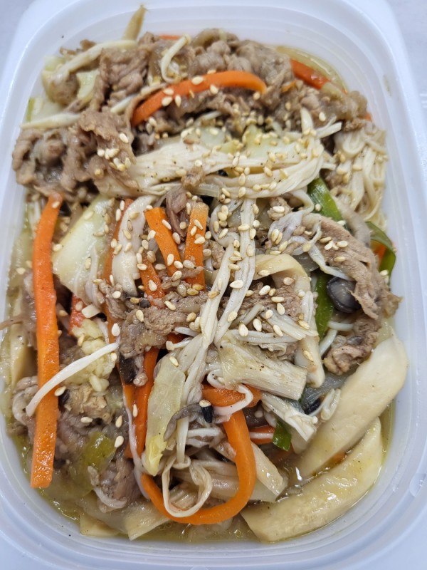 모둠버섯소불고기